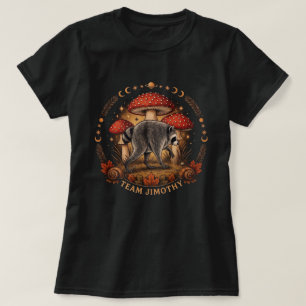 Camiseta Vintage Mapache Naturaleza Equipo Jimothy