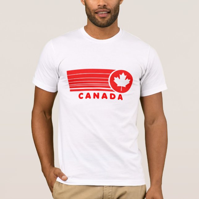 Camiseta Vintage Maple Leaf de Canadá (Anverso)