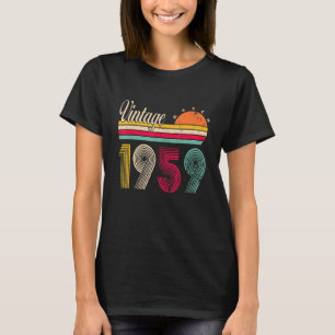 Camiseta Vintage March 1959 Cumpleaños de 63 años