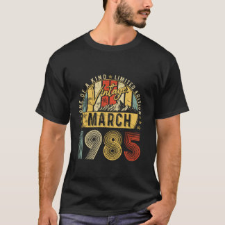 Camiseta Vintage March 1985 40th Birthday Gift Vintage Men