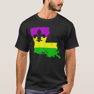 Camiseta Vintage Mardi Gras Louisiana Funny Festival Fiesta