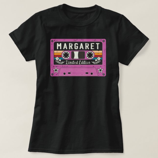 Camiseta Vintage Margaret Name T-Shirt (Diseño del anverso)