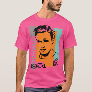 Camiseta Vintage Marlon Brando Cine Gangster Mejor Hombres