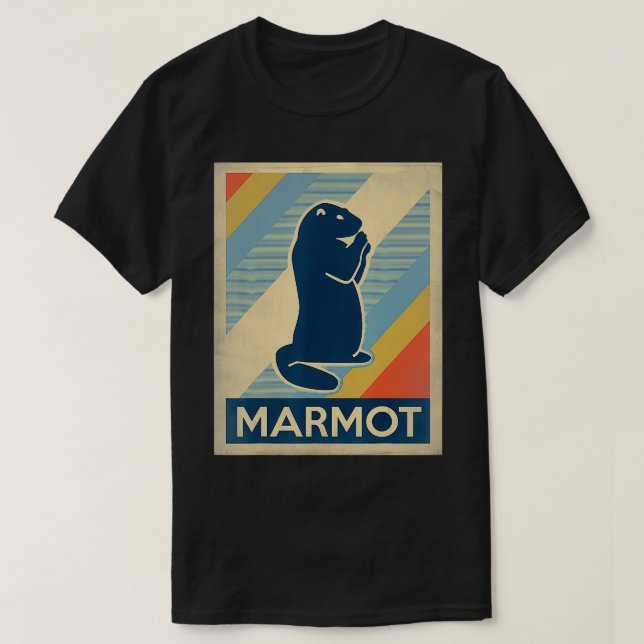 Camiseta Vintage Marmot (Diseño del anverso)