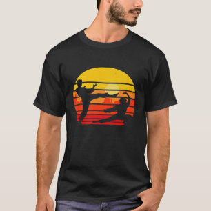 Camiseta Vintage Martial Arts Combatir Pareja Guerrero Retr