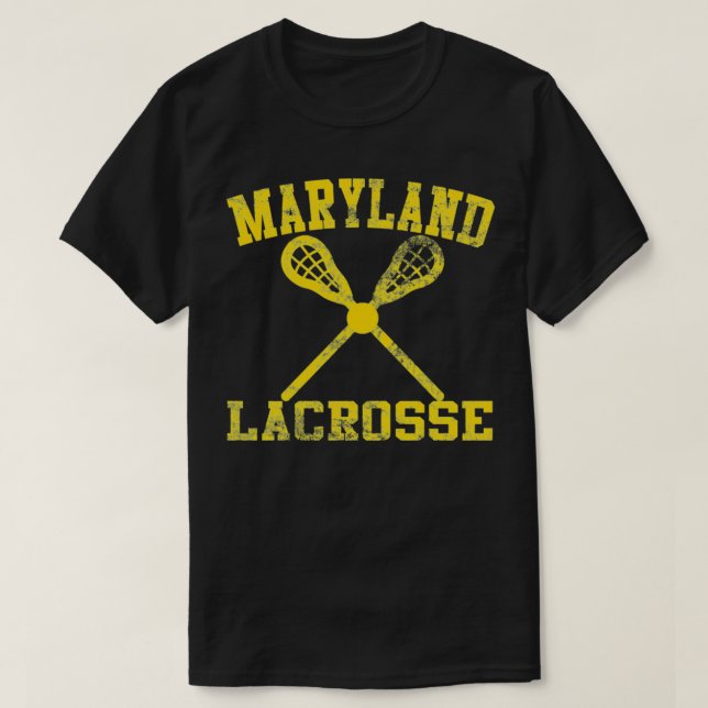 Camiseta Vintage Maryland Lacrosse (Diseño del anverso)