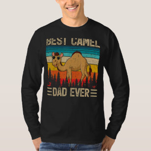 Camiseta Vintage masculino mejor padre de camello de mi pad