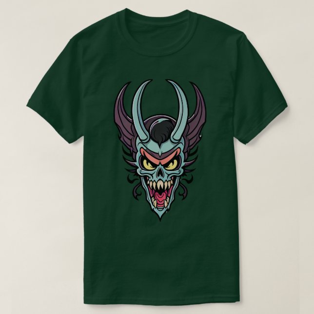 Camiseta Vintage Mask Evil Goblin (Diseño del anverso)