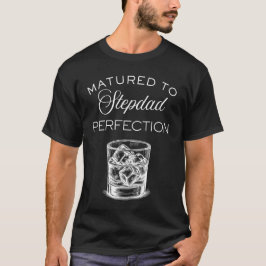 Camiseta Vintage"Matured to perfection"Stepdad whiskeyglass