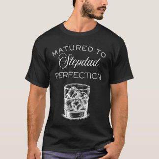 Camiseta Vintage"Matured to perfection"Stepdad whiskeyglass