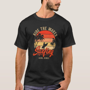 Camiseta Vintage Maui Hawaii Hawaii Hawaiian Beach Surfing 