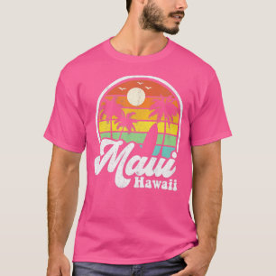 Camiseta Vintage Maui Hawaii Hawaiian Beach Surfing 70s Sur
