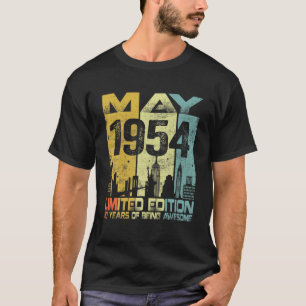 Camiseta Vintage May 1954 Funny 67º Cumpleaños 67 Años