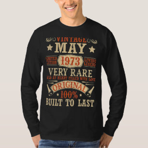 Camiseta Vintage May 1973 Ltd Edition Living Legend Origina