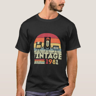 Camiseta Vintage Mayo 1981 40 Cumpleaños Decora De 40 Años
