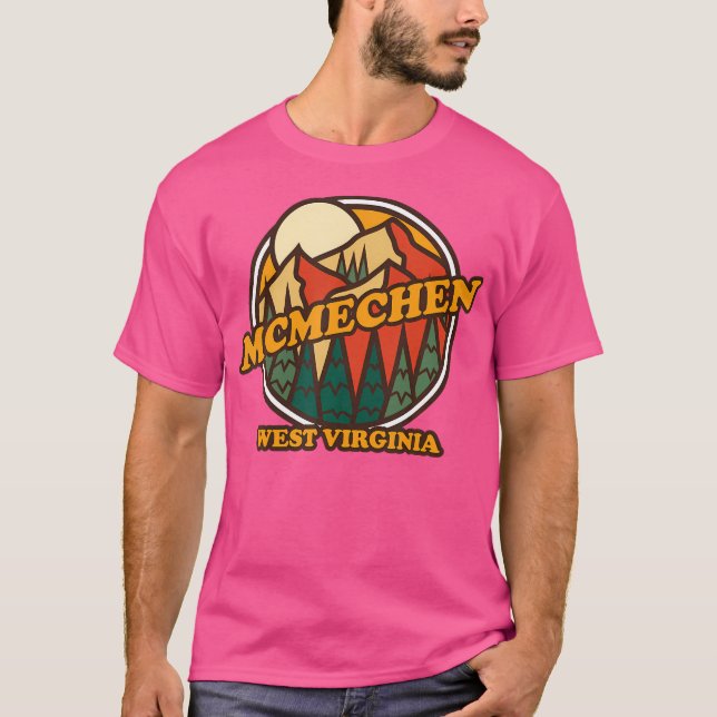Camiseta Vintage Mcmechen West Virginia (Anverso)