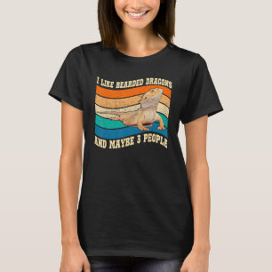 Camiseta Vintage, Me Gusta El Dragón Con Cabeza Y Quizá 3 P