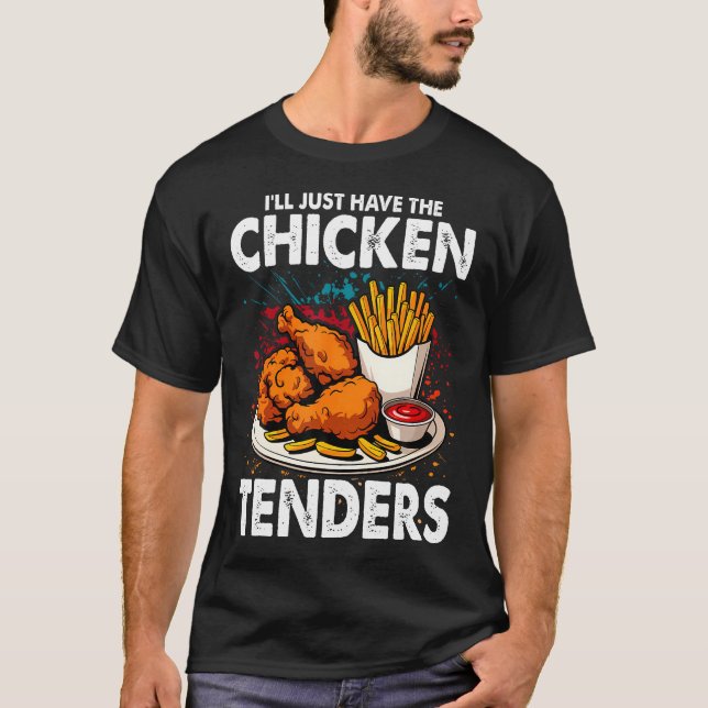 Camiseta Vintage Me Quedaré Con El Pollo (Anverso)