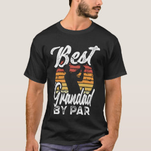 Camiseta Vintage Mejor Abuelo De Golf De Retro
