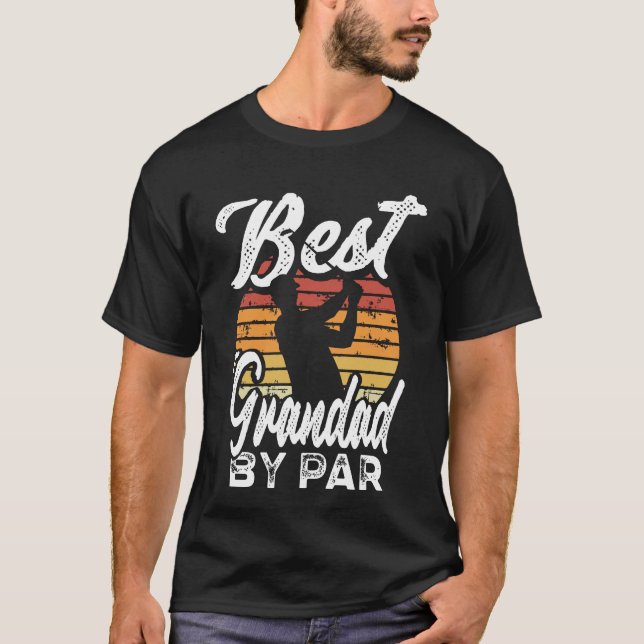 Camiseta Vintage Mejor Abuelo De Golf De Retro (Anverso)