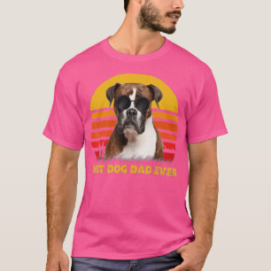 Camiseta Vintage Mejor Boxer De Papá Noel De Puppy