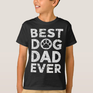 Camiseta Vintage Mejor Dog Dad Día de los Padres