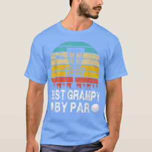 Camiseta Vintage Mejor Grampy Por Par Disk Golf Golfer Padr