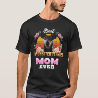 Camiseta Vintage Mejor Madre Terrier De Manchester