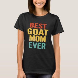 Camiseta Vintage Mejor Mamá Cabra Retro Cumpleaños Para Cab