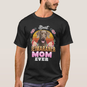 Camiseta Vintage Mejor Mamá De Weimaraner Día de la Madre P
