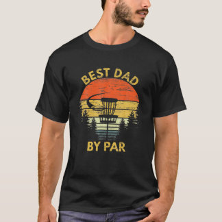 Camiseta Vintage Mejor Papá Por Par Disk Golf Gift Hombres 