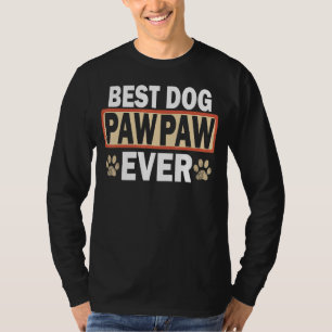 Camiseta Vintage Mejor Perro Pawpaw Día del Padre