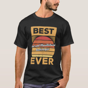 Camiseta Vintage Mejor Radiólogo Oral Y Maxillofacial Ev