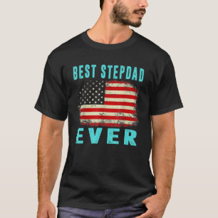 Camiseta Vintage Mejor Stepdad Alguna Vez Padres De La Band