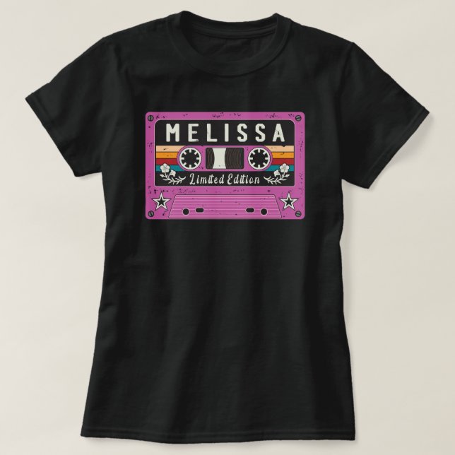 Camiseta Vintage Melissa Name T-Shirt (Diseño del anverso)