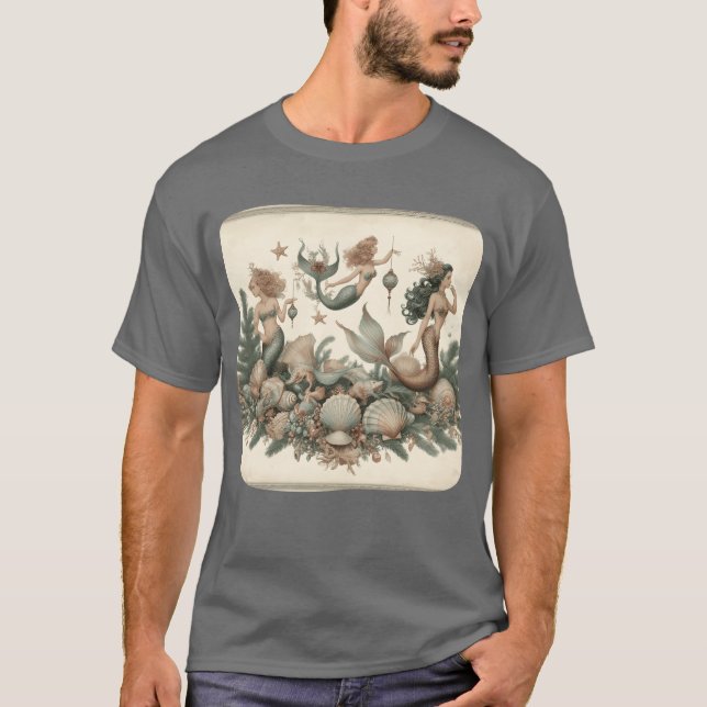 Camiseta Vintage Mermaids boy (Anverso)