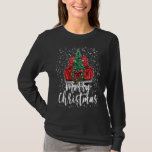 Camiseta Vintage Merry Christmas Red Truck Tree Retro Farme<br><div class="desc">Vintage Feliz Navidad Camión Rojo Árbol Retro Granjero Navidad</div>
