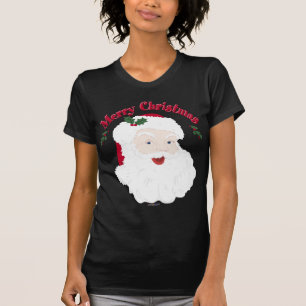 Camiseta Vintage Merry Christmas Santa