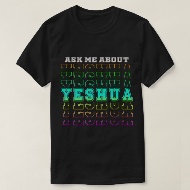 Camiseta Vintage Messianic Christian Jesús Hebreo Nombre Sí (Diseño del anverso)
