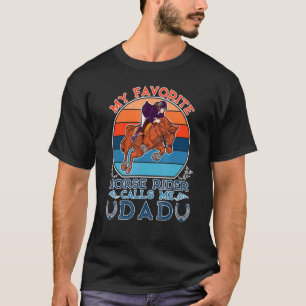 Camiseta Vintage mi jinete favorito me llama papá padre