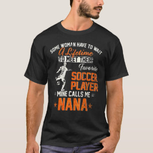 Camiseta Vintage Mi Jugador de Fútbol Favorito Me Llama Nan