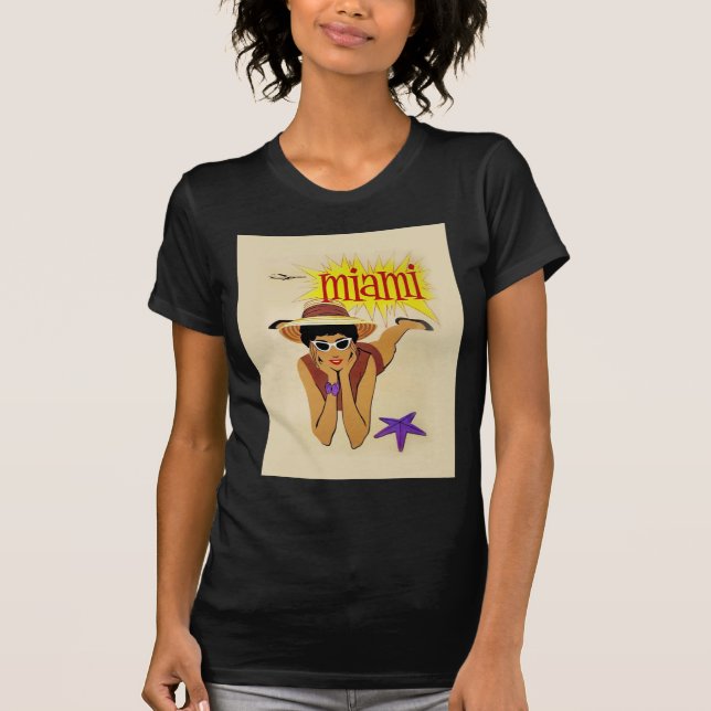Camiseta Vintage Miami Beach (Anverso)