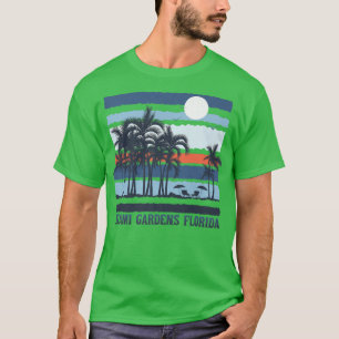 Camiseta Vintage Miami Gardens Florida Verano Playa 80 Sou