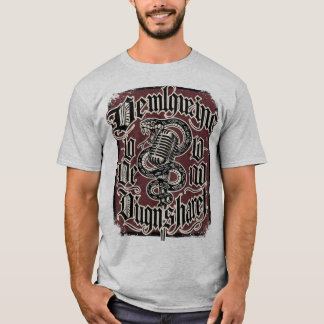 Camiseta Vintage Mic and Viper Tattoo Style Illustration