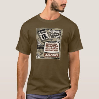 Camiseta Vintage Midnight Jinx Show Spook Show Poster Art