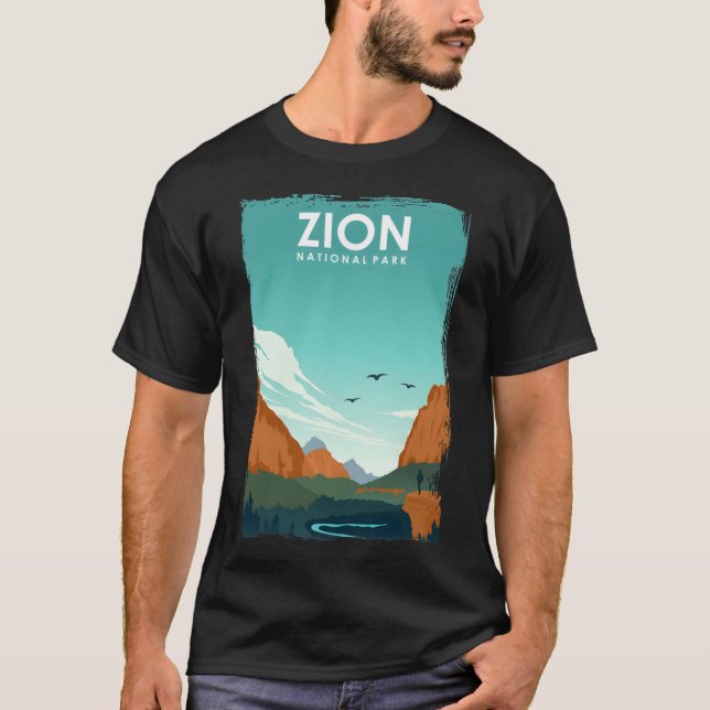 Camiseta Vintage Minimal Retro Utah Trav (Anverso)
