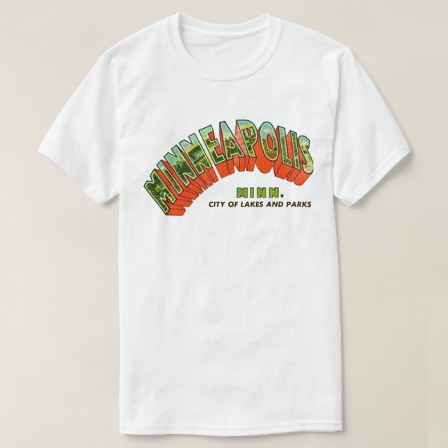Camiseta Vintage Minneapolis Minnesota (Diseño del anverso)