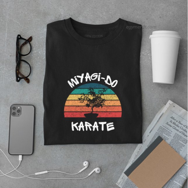 Camiseta vintage Miyagi-Do Karate amante bonsai tree japón (Subido por el creador)