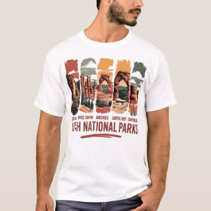 Camiseta Vintage Moab 5 Gran Parque Nacional Utah Mighty Ci