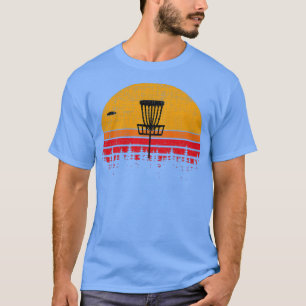 Camiseta Vintage Molde Retro Frisbee Golf